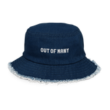 DISTRESSED BUCKET HAT