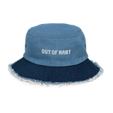 DISTRESSED BUCKET HAT