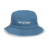 DISTRESSED BUCKET HAT